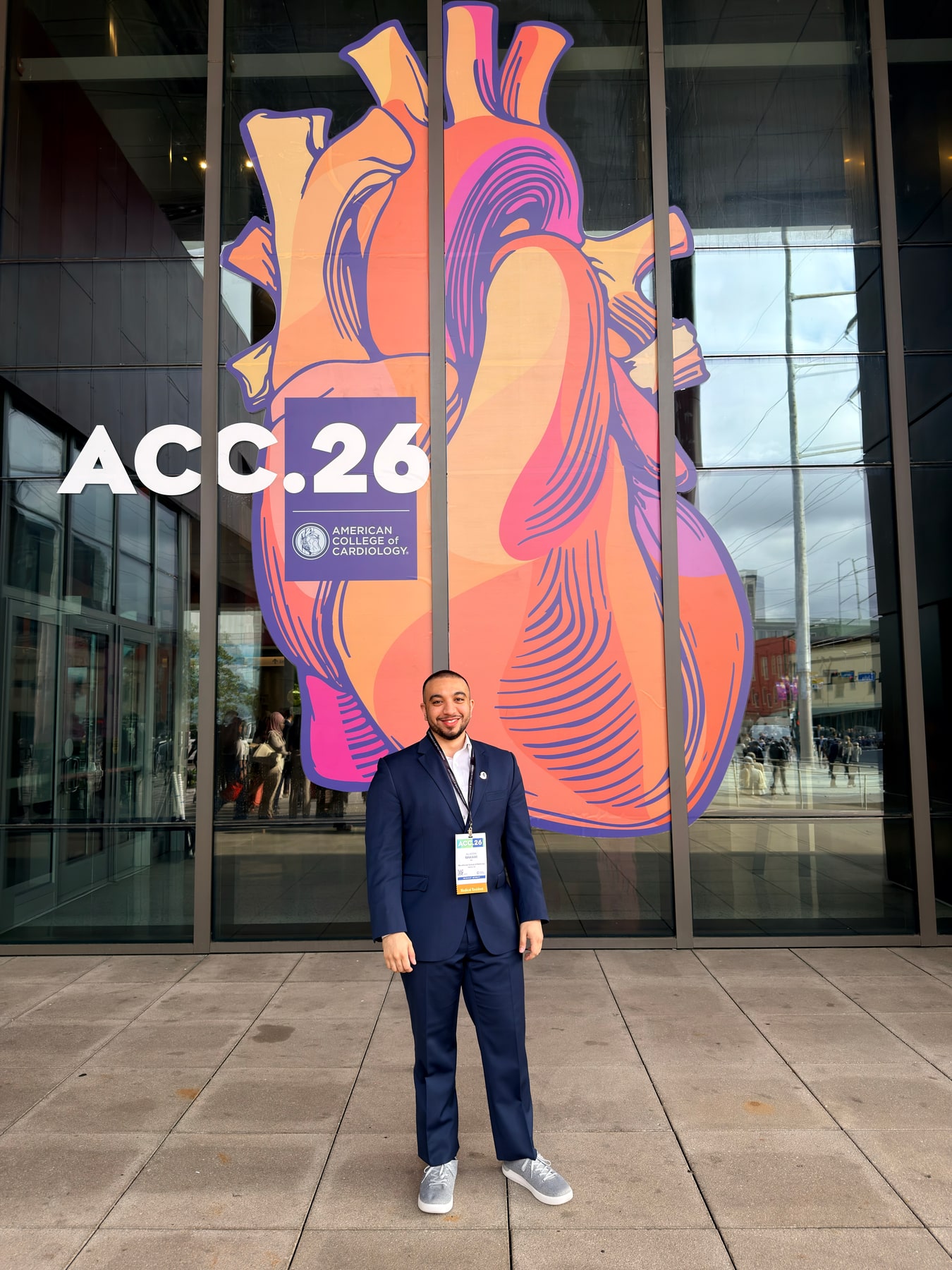 Alladdin Yousif Makawi, MD at the ACC.26 heart installation in New Orleans